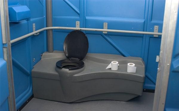 Disabled accessible portable toilet
