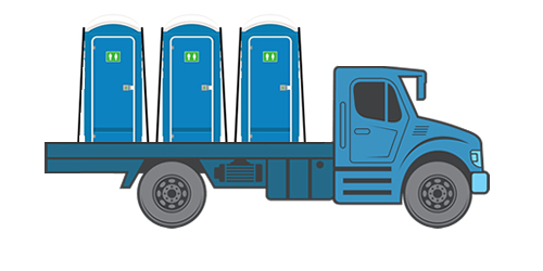 Quick delivery deluxe portable toilet