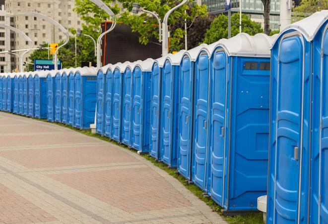 Seasonal portable toilet rental